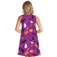 thumbnail image 2 of Bixox Robe Sans Manches Imprimée Halloween2 pour Femmes avec Poches, Robe Décontractée Longueur Genou pour l'Été-Moyen, 2 of 7