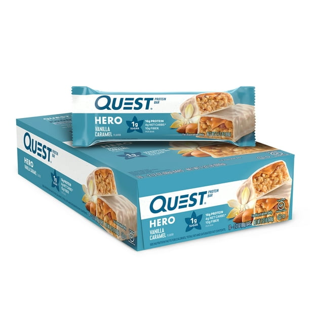 Quest Protein Bar Hero Vanilla Caramel 10PK