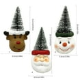 thumbnail image 5 of PatungKu Santa Snowman Antler Planter Decoration Pots for Seasonal Decorations, 5 of 10