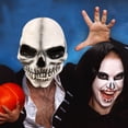thumbnail image 1 of Xihbxyly Máscara de Calavera de Halloween, Diseño Fantasma Realista, Alta Elasticidad y Comodidad, Protección para Deportes Al Aire Libre, Accesorio de Cosplay y Fiesta, para Hombre y Mujer, Fácil de, 1 of 5