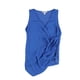 thumbnail image 1 of bar III Blusa sin mangas con envoltura sintética para mujer, azul, extragrande, 1 of 2