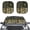 Camouflage American Flag, variant on Kuiaobaty Galaxy Wolf Butterfly Pattern 2 Pcs Auto Windshield Sun Shade Car Window Sun Shield Blocks UV Rays Exterior Accessories 28.5" x 25.5" Universal Fit Cars Trucks SUVs