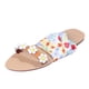 thumbnail image 2 of Zapatos de flores bohemias Zapatos de playa de vacaciones Sandalias planas con cordones florales para mujer Wmkox8yii shjk4055, 2 of 5