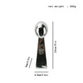 thumbnail image 6 of 9inch Football Trophy Championship Trophy Football Birthday Gift Shiny Sports Award Decoration for Champions, 6 of 6