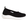 thumbnail image 2 of Sail Ladies Comfort Casual Flats Knit Shoes, Black      , 7, 2 of 7