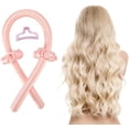 thumbnail image 1 of Rizador de pelo de seda, varillas rizadoras sin calor, diadema con varillas rizadoras sin corazón, rulos rizadores, diadema suave para peinar el cabello de bricolaje, 1 of 5