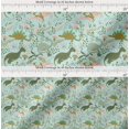 thumbnail image 2 of Soimoi Cotton Voile Fabric Leaves,Floral & Dinosaur Jungle Print Fabric by The Yard 56 Inch Wide, 2 of 7
