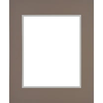 16" x 20" Tan & Ivory Double Mat with 11" x 14" Opening by Studio Décor - Acid Free Mat Board for Pictures - Documents - Certificates - Artwork - and Prints - 1 Pack