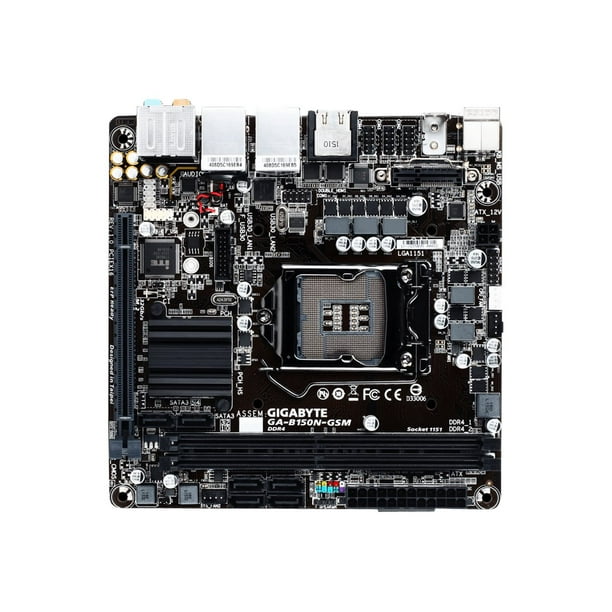 Gigabyte MiniITX Motherboard DDR4 LGA 1151 (GAB150NGSM) Walmart