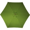 8' Wood Push-Up Market Umbrella, Spicy Lime