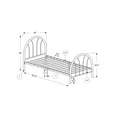 thumbnail image 4 of HomeRoots 332779 Twin Size & Black Bed Metal Fram, 4 of 4