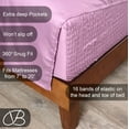 thumbnail image 2 of BedTite 800 Thread Count Cotton Rich 4-Piece Queen Sheet Set - Dusty Lilac, 2 of 7