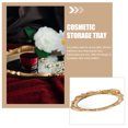 thumbnail image 4 of 1Pc European Storage Tray Cosmetic Tray Storage Plates Perfume Plate (Golden), 4 of 8