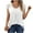 White, variant on Npasoilc Summer Pleated Shirts for Women Trendy Lace Short Sleeve Round Neck Pullover Tops Soft Breathable Blouse Casual Loose Shirts