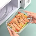 thumbnail image 4 of Glass Lunch Box, Sealed and Insulated, Split bento Bowl, Crisper Box, 4 of 4