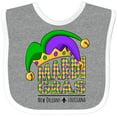 thumbnail image 3 of Inktastic Mardi Gras New Orleans Louisiana Jester Hat Boys or Girls Baby Bib, 3 of 4