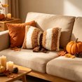 thumbnail image 4 of YLOMAY Decorative Throw Pillow Thanksgiving Fall Pillow with Removable Cover Soft Lumbar Cushion for Sofa Bedroom Holiday Living Room Festival and Everyday Home Decor,19.69 × 11.81 in, 4 of 6