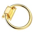 thumbnail image 1 of Door knocker alloy pull ring ring 111mmx56mmx38mm+4 screws (golden), 1 of 7