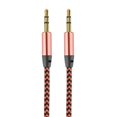 thumbnail image 2 of 1m 3.28ft 3.5mm macho a macho Jack Auto Car Audio Cable Enchufe chapado en oro Ehuebsd Para estrenar, 2 of 8