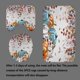 thumbnail image 4 of Juego de 4 cortinas de ducha de otoño con alfombras, cortina de ducha de tela blanca impermeable, cosecha de otoño, calabaza azul, naranja, acuarela, hojas de eucalipto, bayas botánicas, decoración, 4 of 7