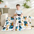 thumbnail image 2 of Construction Truck Blankets for Boys and Girls Cute Truck Blanket for Sofa Couch Bed Truck Blanket for Children Kids Boys Teens for Birthday Choice., 2 of 6