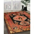 thumbnail image 2 of Ahgly Company Indoor Square Traditional Orange Persian Area Rugs, 8' Square, 2 of 6
