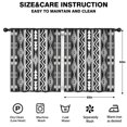 thumbnail image 2 of Blackout Kids Curtains,Boho Bohemia Geometric Line Art Childrens Insulated Curtains Set Of 2,Bedroom Essentials,Toddler Room Decor 52"x63"(132x160cm), 2 of 4