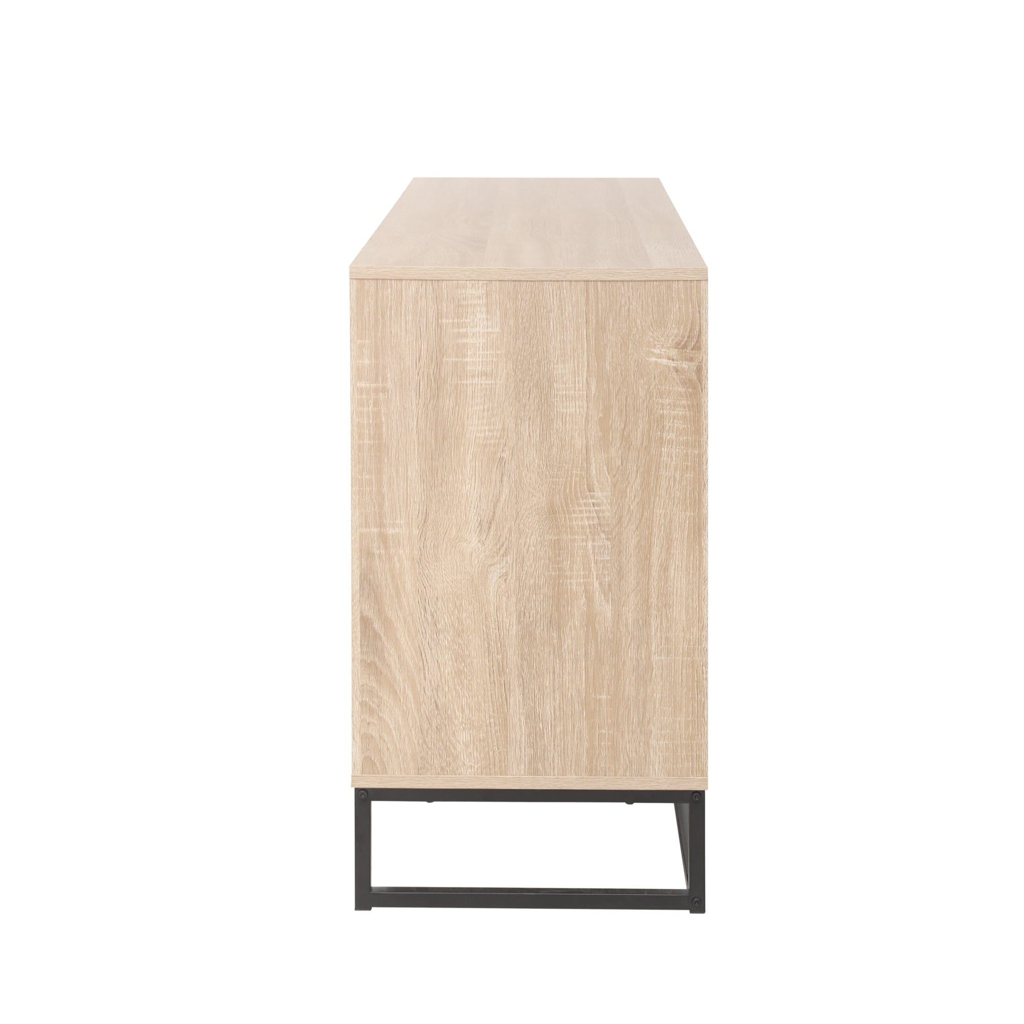 Kadyn Accent Storage Cabinet, Cabinet with 3 Door, Suitable for Living Room, Natural Kadyn Accent Storage Cabinet, Cabinet with 3 Door, Suitable for Living Room, Natural