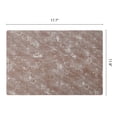 thumbnail image 6 of REGALWOVEN Rectangle Placemats Set of 6 Vinyl Placemats for Table Decor Washable Heat Resistant Table Placemats Wipeable Table Mat Bronze 17.7x11.8inch, 6 of 6