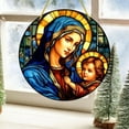 thumbnail image 6 of Nativity Scene Stained Glass Suncatcher Christmas Nativity Scene Window Hanging Stained Glass for Christmas Nativity Scene Suncatchers for Window Stained Glass, 6 of 8