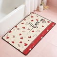 thumbnail image 6 of AYktou Valentine's Day Welcome Door Mats, 23.6×15.8 Inch Non-Slip Bathroom Rugs Decorations Indoor Outdoor Entrance Mats Front Door Carpet Washable Floor Rugs Wedding Anniversary Home Decor Rugs, 6 of 7
