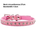 thumbnail image 2 of Collar para perros ancho y grueso con remaches de cuero. Adecuado para cuellos de 14" a 17", variedad media., 2 of 5