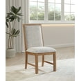 thumbnail image 2 of Bruner Upholstered Side Chair Natural Brown (Set of 2), 2 of 16