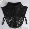 thumbnail image 7 of LoudSung Fake Collar Detachable Half Shirt Blouse False Collar Lace Hollow Out Elegant for Women Girls, 7 of 7