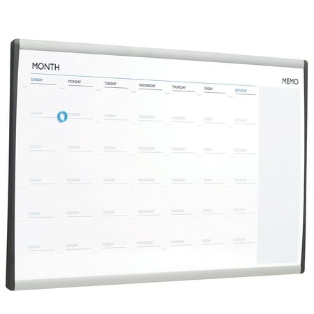UPC: 0034138038796 | Quartet Arc Cubicle Whiteboard Calendar  30  x 18   Magnetic  Aluminum Frame