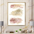 thumbnail image 2 of Designart 'Pink and Golden Abstract Clouds' Modern Framed Canvas Wall Art Print, 2 of 5