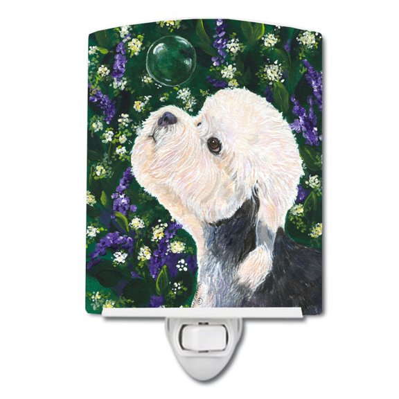 Carolines Treasures SS1055CNL Dandie Dinmont Terrier Ceramic Night Light 6x4x3" multicolor