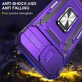thumbnail image 3 of Case for iPhone 15 Plus Case for 15 Plus,with Camera Cover,[Military Grade Drop Tested],Heavy Duty Shockproof Protective Case,for 15 Plus Case Purple, 3 of 12