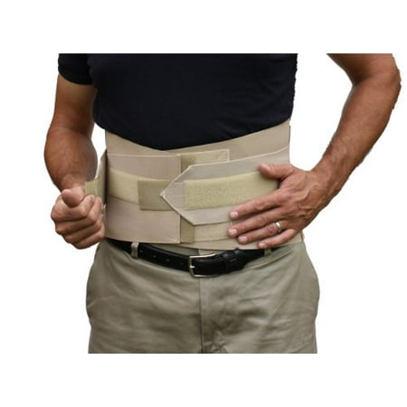 Lumbar Sacral Support Pillow - Double Pull Lumbar Sacral Back Support Brace (Small)