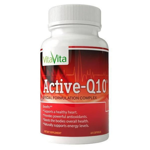 Active-Q10, Herbal Formula Promote Heart Health (60 Capsules)