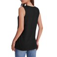 thumbnail image 2 of Alkepwun Women V Neck Tank Tops Summer Sleeveless Shirt Comfy Undershirt Vest Blouse Casual Basic Workout Tops, 2 of 6