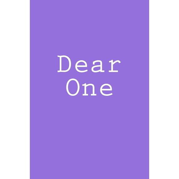 Dear One : Notebook (Paperback)