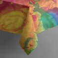 thumbnail image 5 of Colorful Tie Dye Pattern Square Tablecloth,Waterproof Square Table Cover,Wipeable Spillproof Washable Table Cover for Home Kitchen Party Decor 52"x52"(132x132cm), 5 of 6
