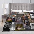 thumbnail image 6 of Soft Flannel Fleece Blanket Matthew-Gray-Gubler Plush Throw Cozy Blankets for Couch Sofa 60"x50", 6 of 7