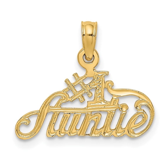 Finest Gold 10K No.1 Auntie Charm