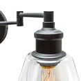thumbnail image 4 of Globe Electric LeClair 1-Light Dark Bronze Plug-In or Hardwire Industrial Wall Sconce, 65311, 4 of 13