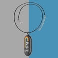 thumbnail image 1 of Conectores de correa de reloj de metal para Xiaomi Mi Band 8 (2PCS Negro con cuerda) Kuymtek  Para estrenar, 1 of 9
