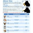 thumbnail image 3 of GFDYREE Dog Muzzle, Soft Dog Muzzles for Small Medium Large Dogs, Breathable Muzzle to Prevent Biting, Chewing, and Barking with Ring and Adjustable Strap, Perfect for Vet Visit, Training(Bl, 3 of 7