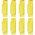 thumbnail image 6 of 8PCS Shipping Container Air Vent Kit Heavy Duty Shipping Container Accessories Flow Ventilation Kit Yellow, 6 of 10