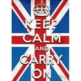 thumbnail image 2 of CafePress - Keep Calm And Carry On British Flag Mug - 11 oz Ceramic Mug - Novelty Coffee Tea Cup, 2 of 4